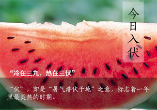 2017三伏天是什么時候 2017三伏天時間表