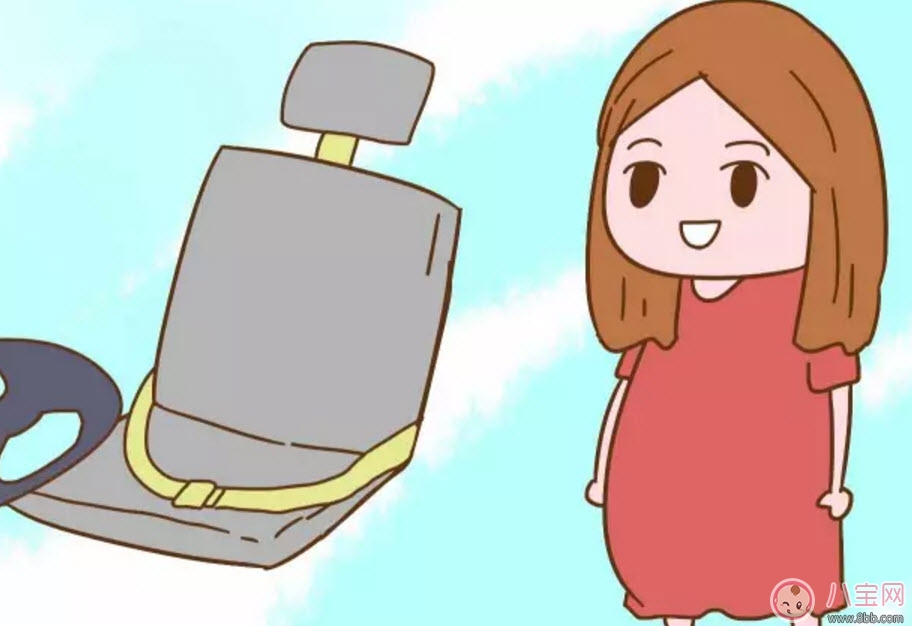 孕婦開車怎么系安全帶 孕婦安全帶正確系法。