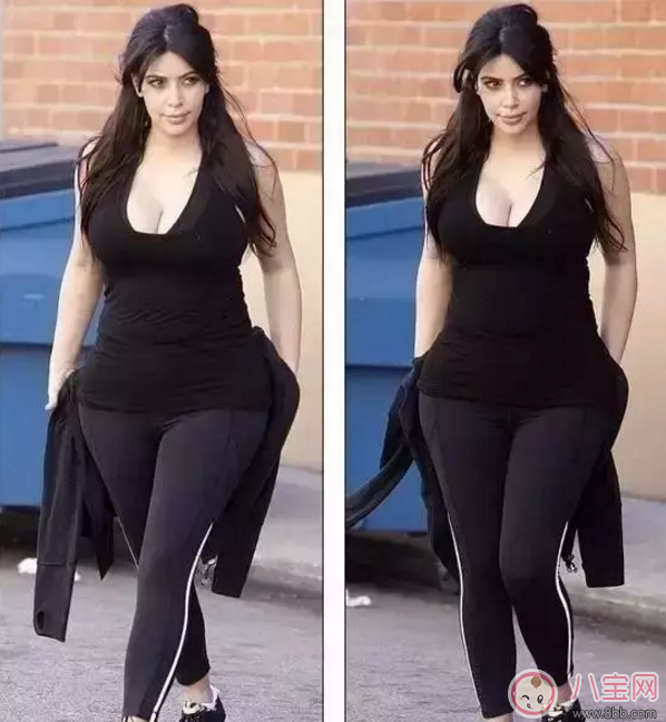 翹臀女王卡戴珊產(chǎn)后依舊擁有翹臀蜂腰  如何修煉翹臀