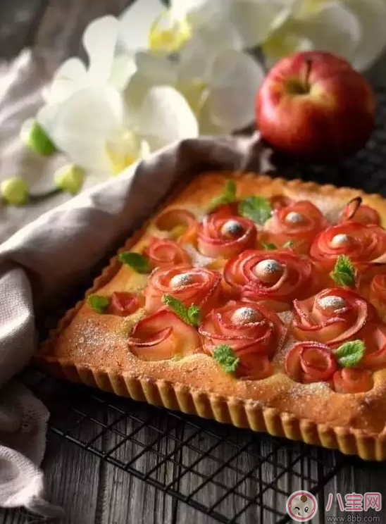 孕期想吃甜點(diǎn)又怕胖 玫瑰蘋果塔好吃不發(fā)胖 孕期想吃甜點(diǎn)又怕胖 玫瑰蘋果塔好吃不發(fā)胖