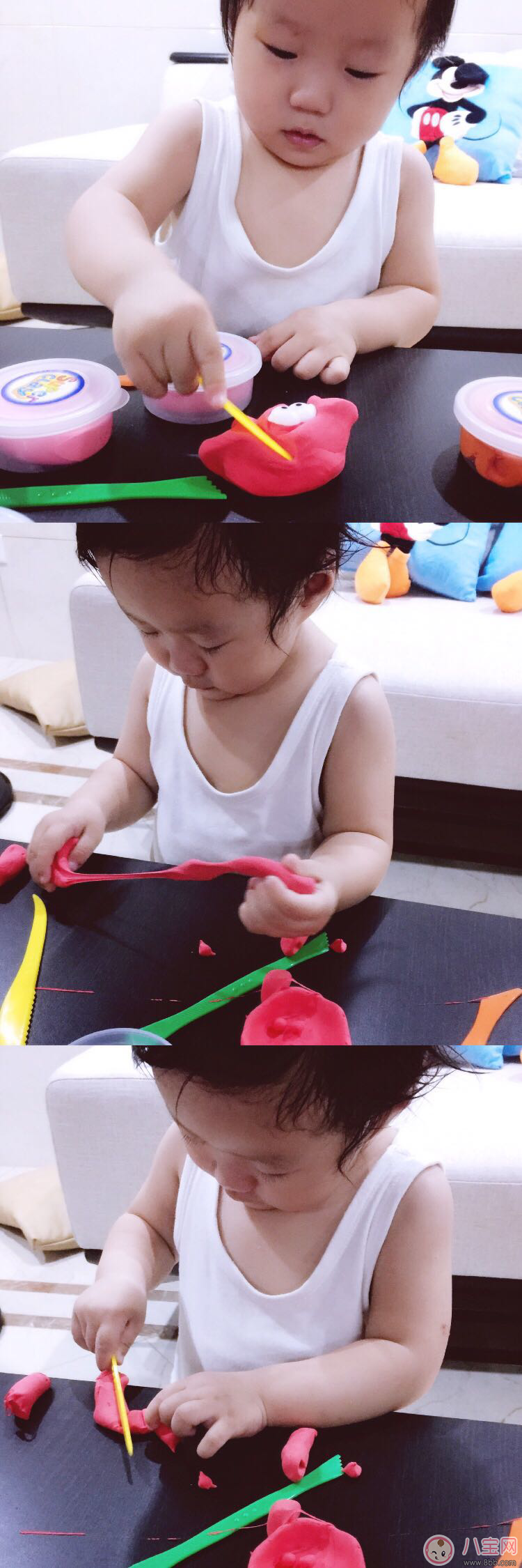 寶寶喜歡玩黏土 卡樂淘親子黏土測評 寶寶喜歡玩黏土 卡樂淘親子黏土測評