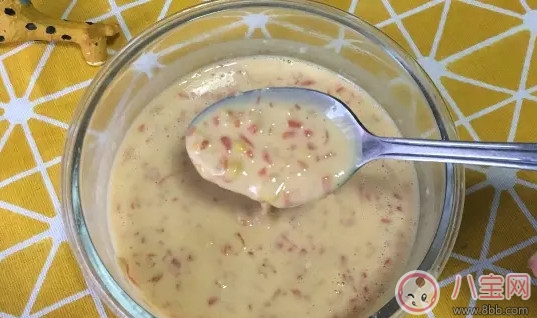 寶寶黃金營(yíng)養(yǎng)早餐 玉米胡蘿卜雞蛋餅