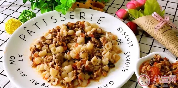 香菇肉醬意面 寶寶也能吃的意面