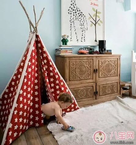 充滿愛的DIY兒童小帳篷制作