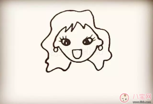 簡單兩筆畫出媽媽 媽媽簡筆畫教學(xué)