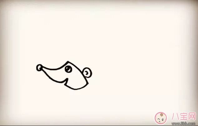 兒童小動(dòng)物簡筆畫 森林里的小刺猬簡筆畫