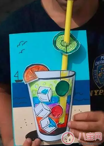 清涼夏日自制小玩具 DIY夏日帽子和飲料