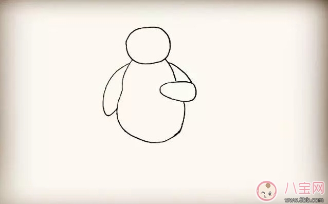 超能陸戰(zhàn)隊大白簡筆畫 寶寶簡筆畫