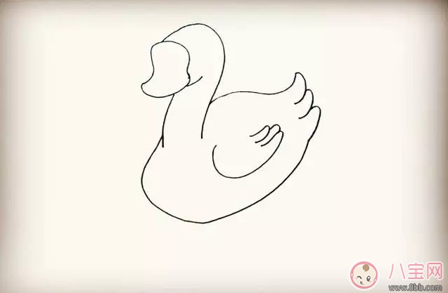 教寶寶簡筆畫小鵝 小鵝簡筆畫