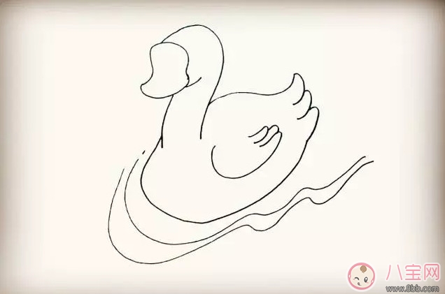教寶寶簡筆畫小鵝 小鵝簡筆畫