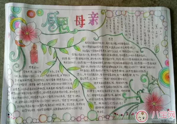 暖暖恩情感恩父母手抄報(bào)