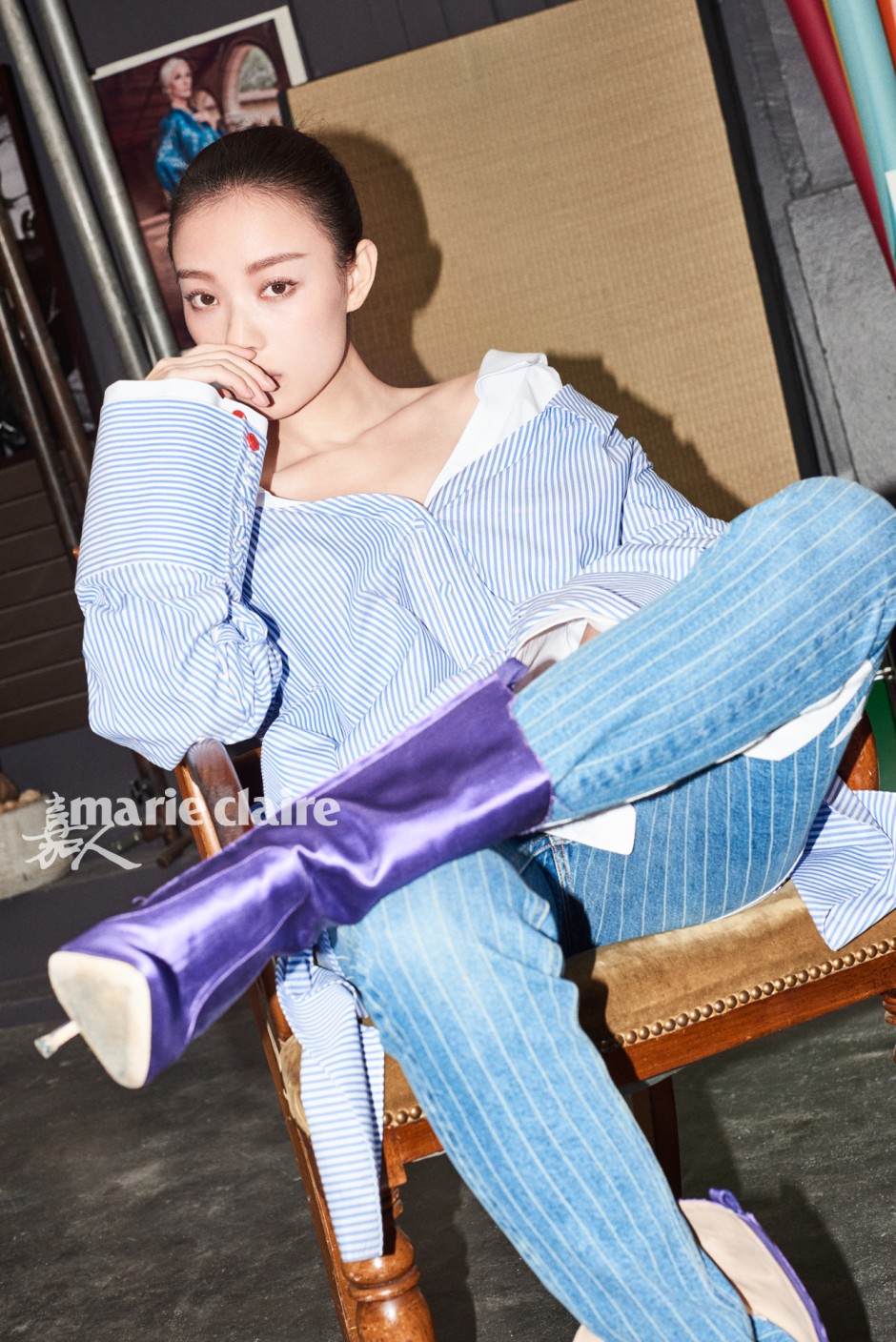 倪妮雜志封面大片玩轉(zhuǎn)冷酷風(fēng) 深情高冷張力十足