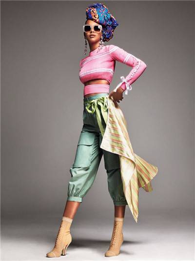 超模Lais Ribeiro雜志封面寫真 演繹春裝潮流穿搭