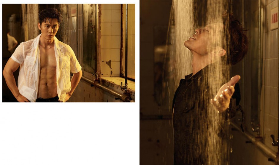 李晨登《男人裝》雜志封面 身材健壯大秀肌肉