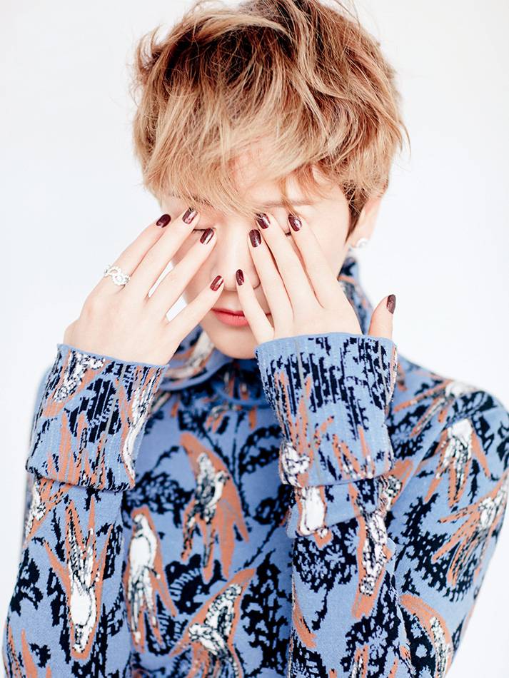 海清清新裸妝登雜志封面 展大女人時髦新形象