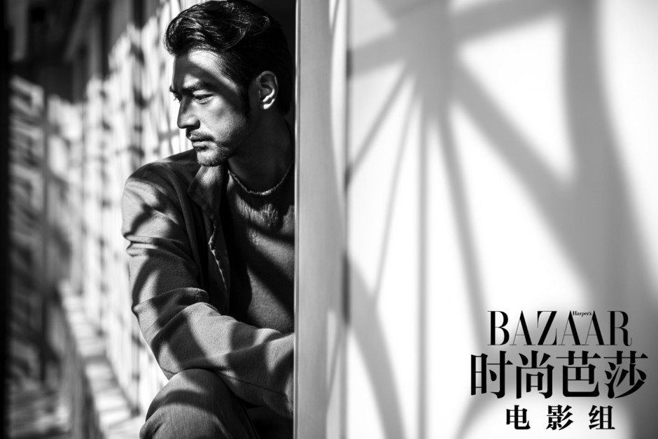 金城武登《時尚芭莎》雜志封面 盡顯極致紳士魅力