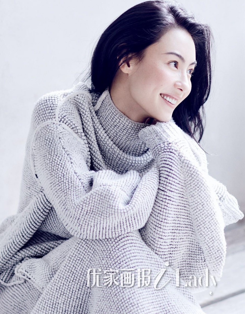 張柏芝登《優(yōu)家畫報》雜志封面 逆生長大秀素顏美肌