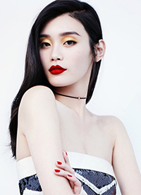 2017年1月美女超模奚夢(mèng)瑤日歷壁紙”