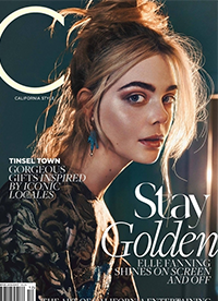 艾麗范寧雜志封面寫真 金發(fā)美人空靈俏皮