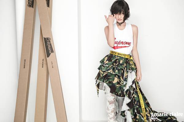 周迅率性不羈登雜志封面 性感紅唇造型百變