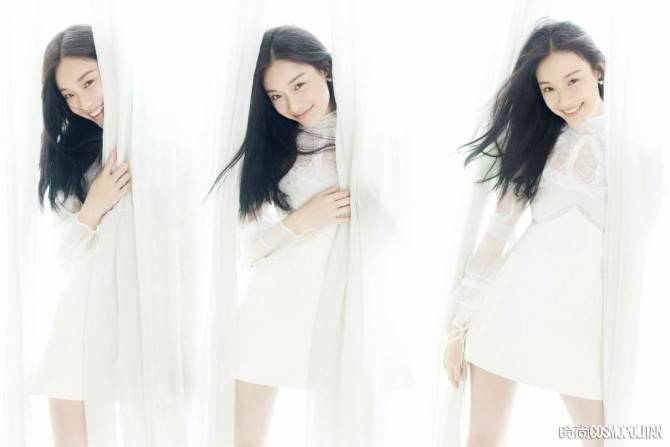 倪妮再登雜志封面 淡雅的妝容如火炙熱