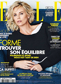 查理茲·塞隆性感優(yōu)雅登《ELLE》封面 演繹法式浪漫