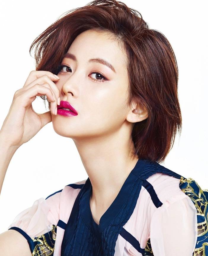 韓國女明星發(fā)型圖片 廣告界小天后吳漣序干練短發(fā)寫真