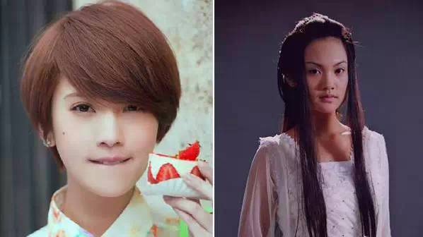 女明星沒有劉海發(fā)型圖片 美丑就在一瞬間