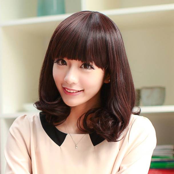 2016春季齊劉海發(fā)型圖鑒 唯美修顏俏皮可愛