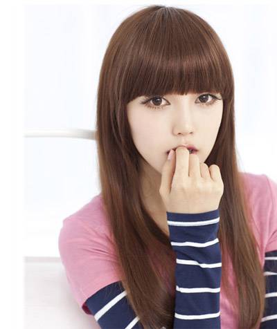 2016春季齊劉海發(fā)型圖鑒 唯美修顏俏皮可愛