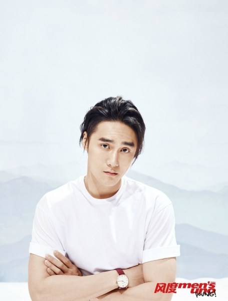 蔣勁夫早春西裝寫真大片 長發(fā)背頭藝術感十足