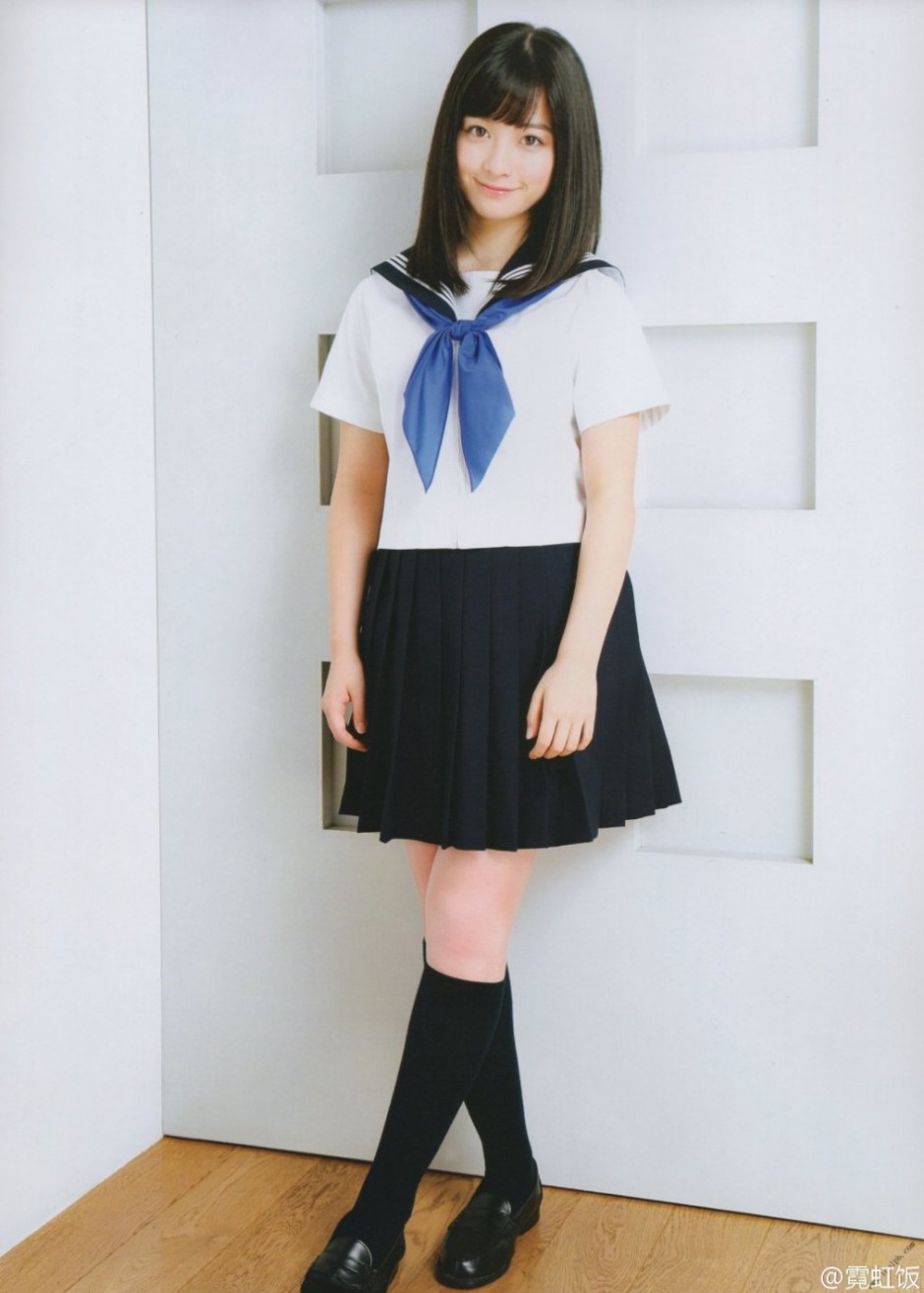 日本清純蘿莉橋本環(huán)奈水手服寫真圖片