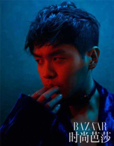 張若昀秋冬時尚寫真大片 光影迷離中貴氣撩人