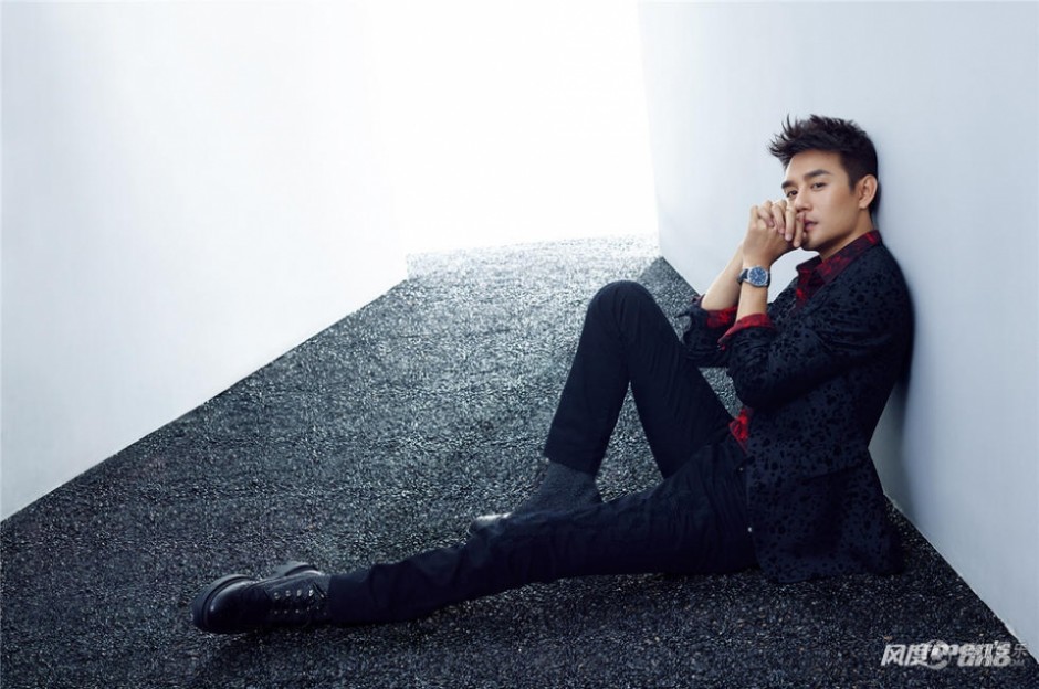 王凱時尚寫真大片 目光慵懶風格雅痞率性