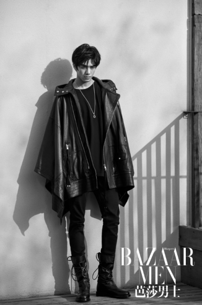 宋威龍時(shí)尚寫真圖片 眼神清澈散發(fā)男士魅力