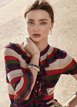 米蘭達可兒時尚寫真大片 精致五官盡顯超模氣質(zhì)