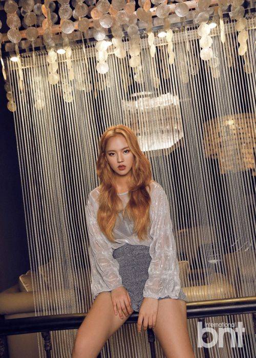 韓國歌手Unpretty Janey寫真 金色長發(fā)凸顯氣質