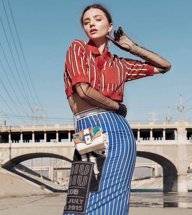 米蘭達(dá)可兒時(shí)尚寫(xiě)真大片 精致五官盡顯超模氣質(zhì)