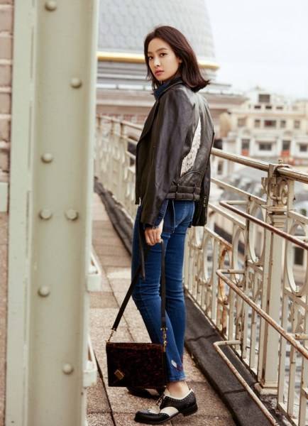 宋茜時尚雜志寫真大片 瀟灑隨性現代感十足