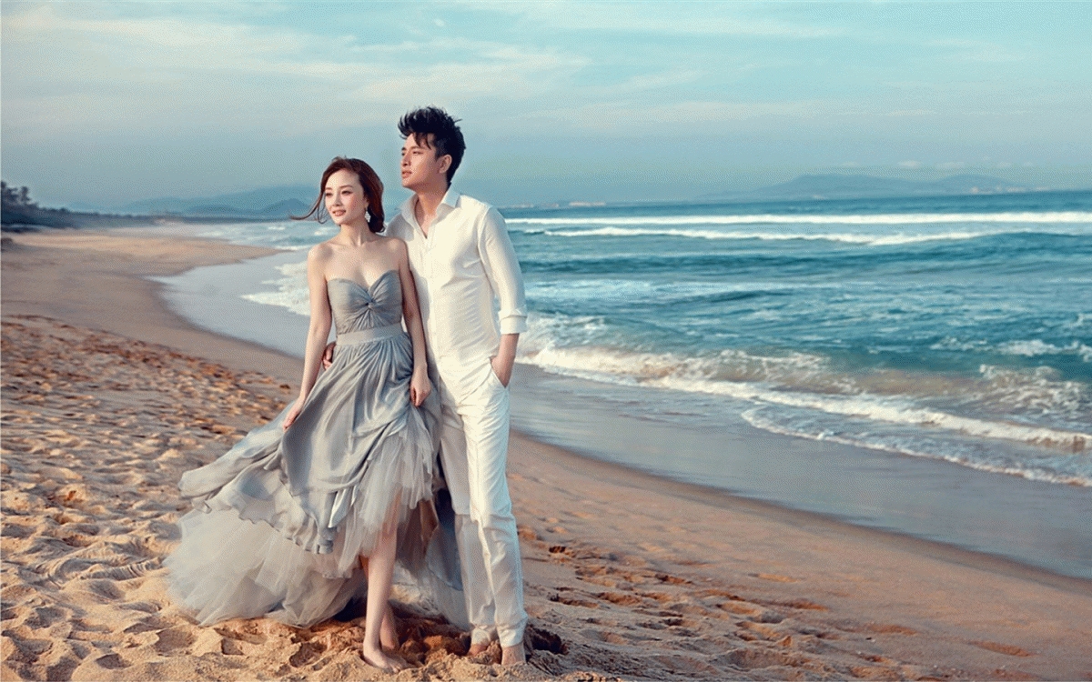 李小璐賈乃亮,婚紗照