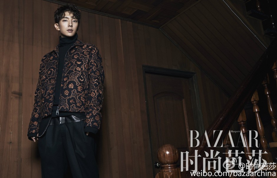 李準基時尚芭莎寫真公開 鵝絨西裝貴氣十足