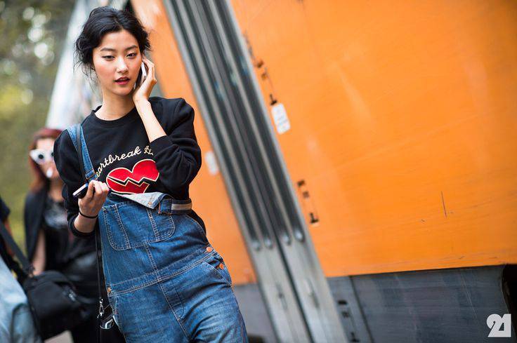 韓國模特樸智慧時尚簡約實用街拍