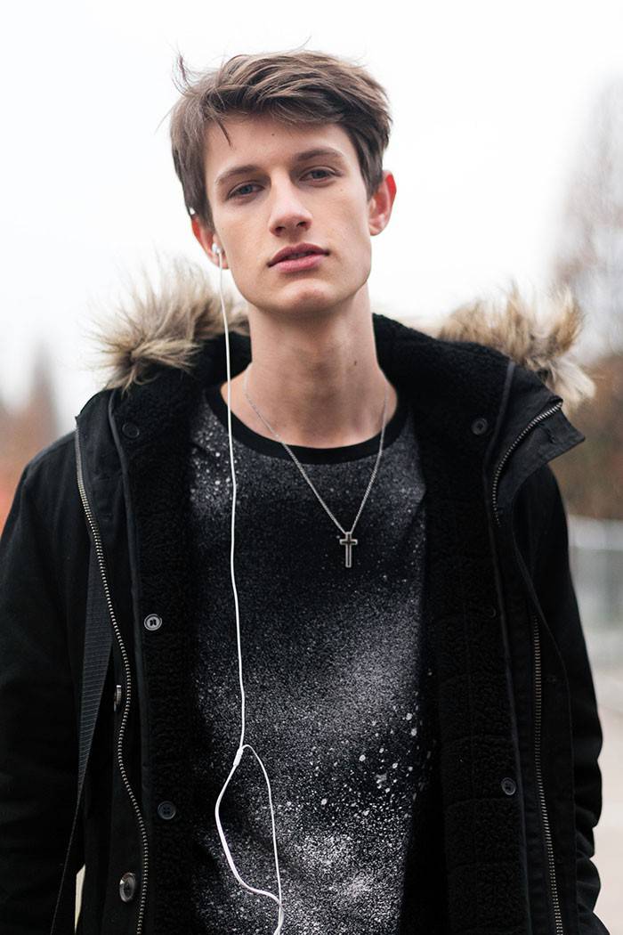 男裝時(shí)裝周的男模街拍look 又是一大波小鮮肉們