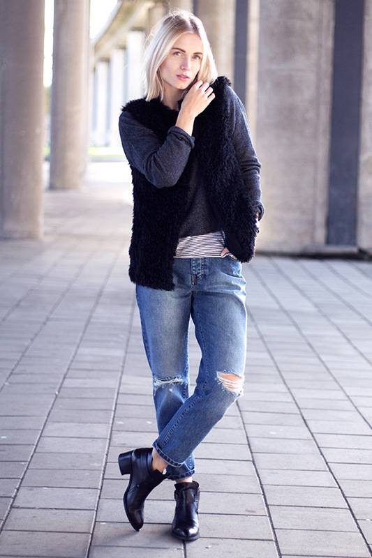 寬松牛仔褲怎么搭配？時尚達人給你不一樣的感覺