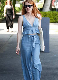 不與百花爭艷 初夏看明星牛仔街拍搭配