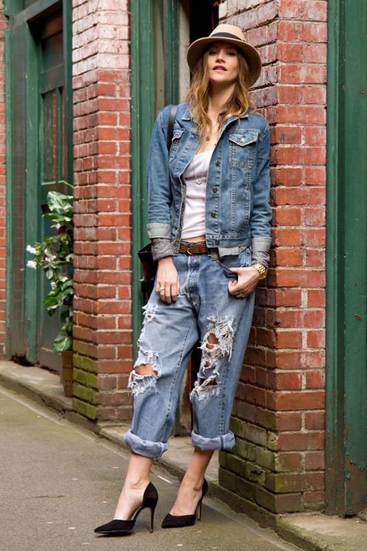 寬松牛仔褲怎么搭配？時尚達(dá)人給你不一樣的感覺