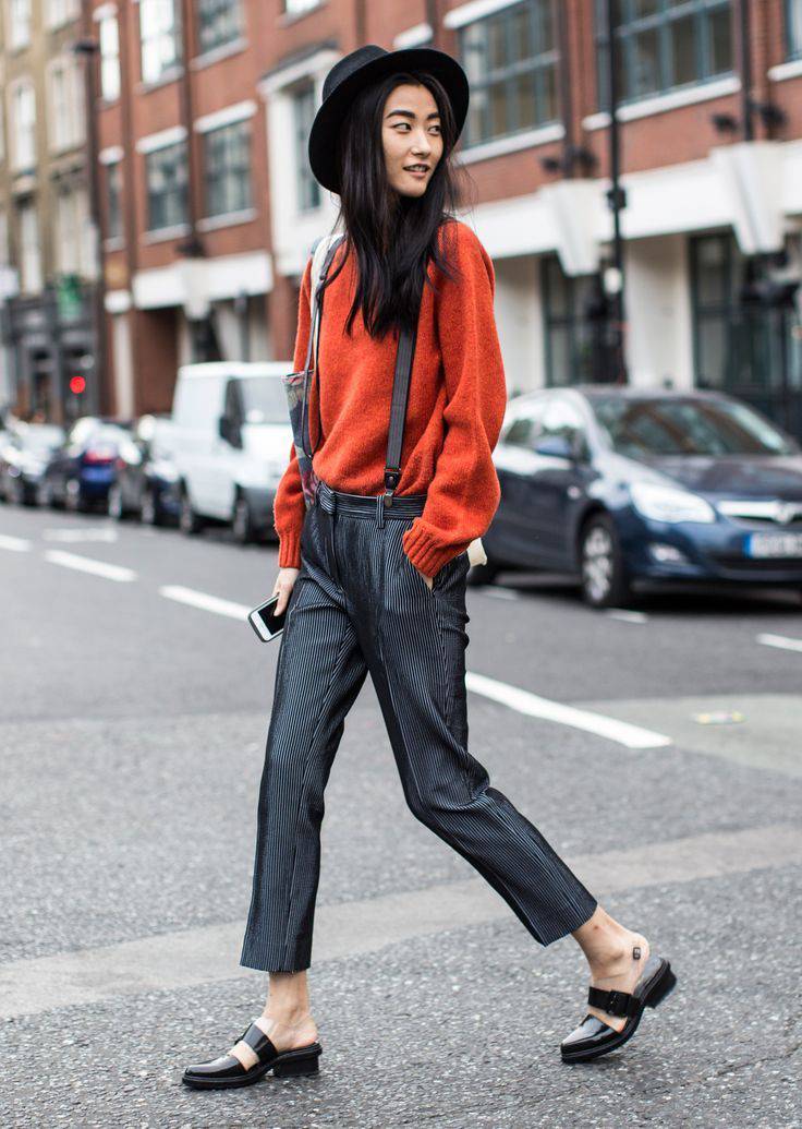 韓國模特樸智慧時(shí)尚簡約實(shí)用街拍