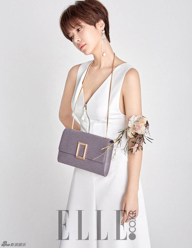 韓星黃正音短發(fā)造型攝影寫真 時尚獨特魅力十足