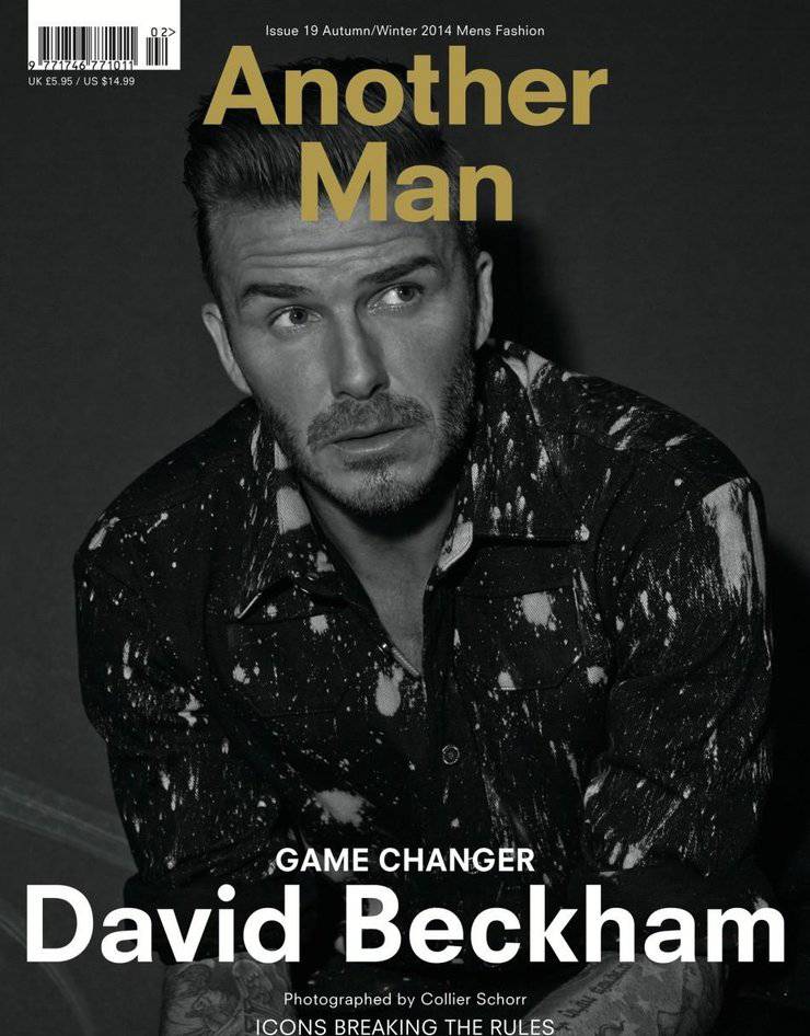 貝克漢姆黑白寫真集 性感半裸演繹完美型男