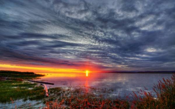 海邊日落唯美圖片 碧海藍天風(fēng)景宜人